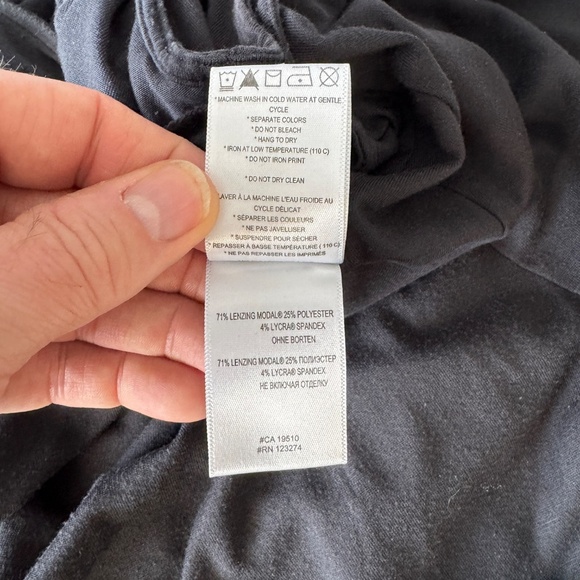 Lole Women's Lightweight Stretch Tank Top Dress V-Neck Flared Hem Black‎ Medium - Picture 7 of 14